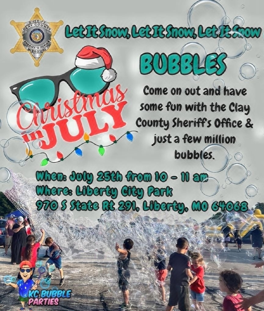 Christmas in July Bubble Party