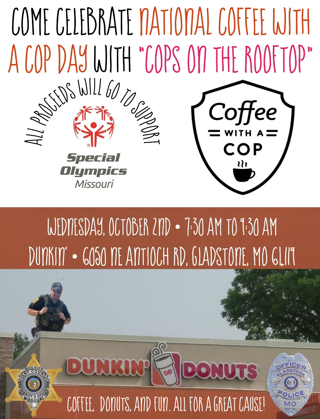 Coffee with a Cop ... on a rooftop