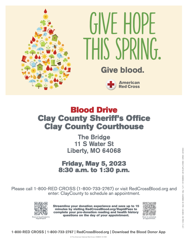 Clay County Sheriff's Office Blood Drive